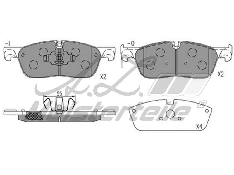 Brake pad for disc brake